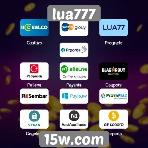 Métodos de pagamento aceitos no lua777